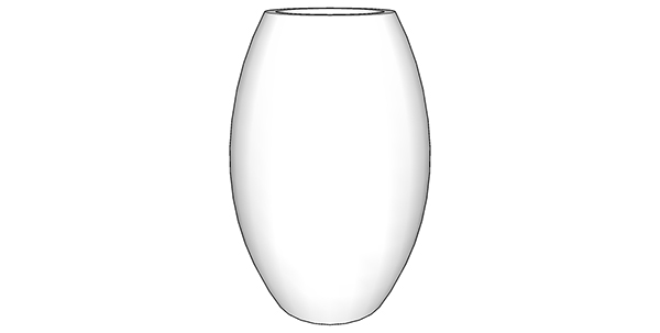 Vase Olive